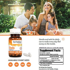 Travel-ready Kyolic Kyo-Dophilus pack for on-the-go probiotic support.