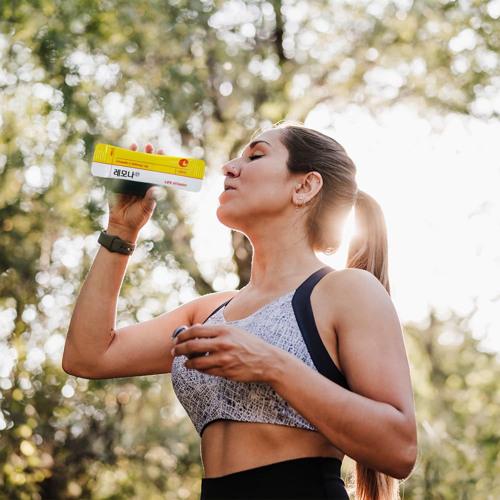 LEMONA sticks offer convenient, water-free vitamin C intake.