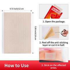 KZM Kangzhimei 4.72x7.08 inch patch size for full coverage