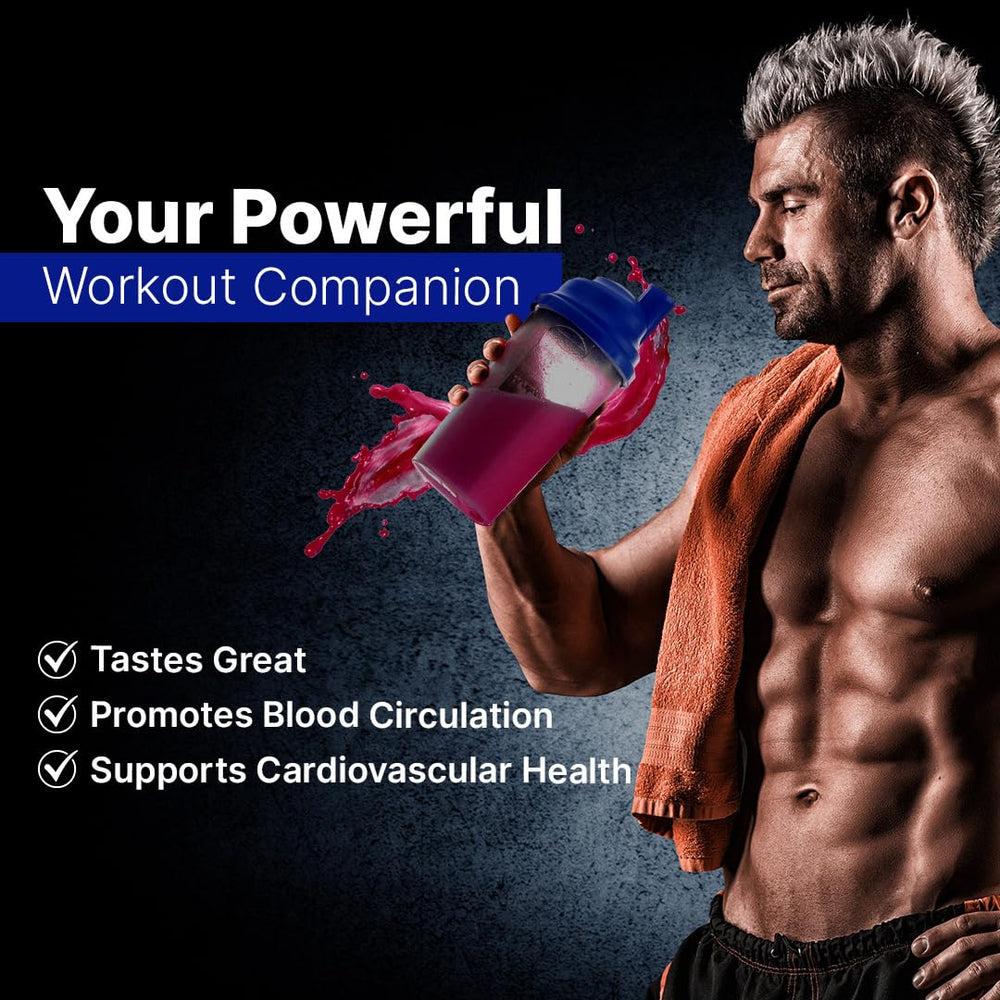 L-ARGININE PRO grapeberry flavor highlighting fruity taste