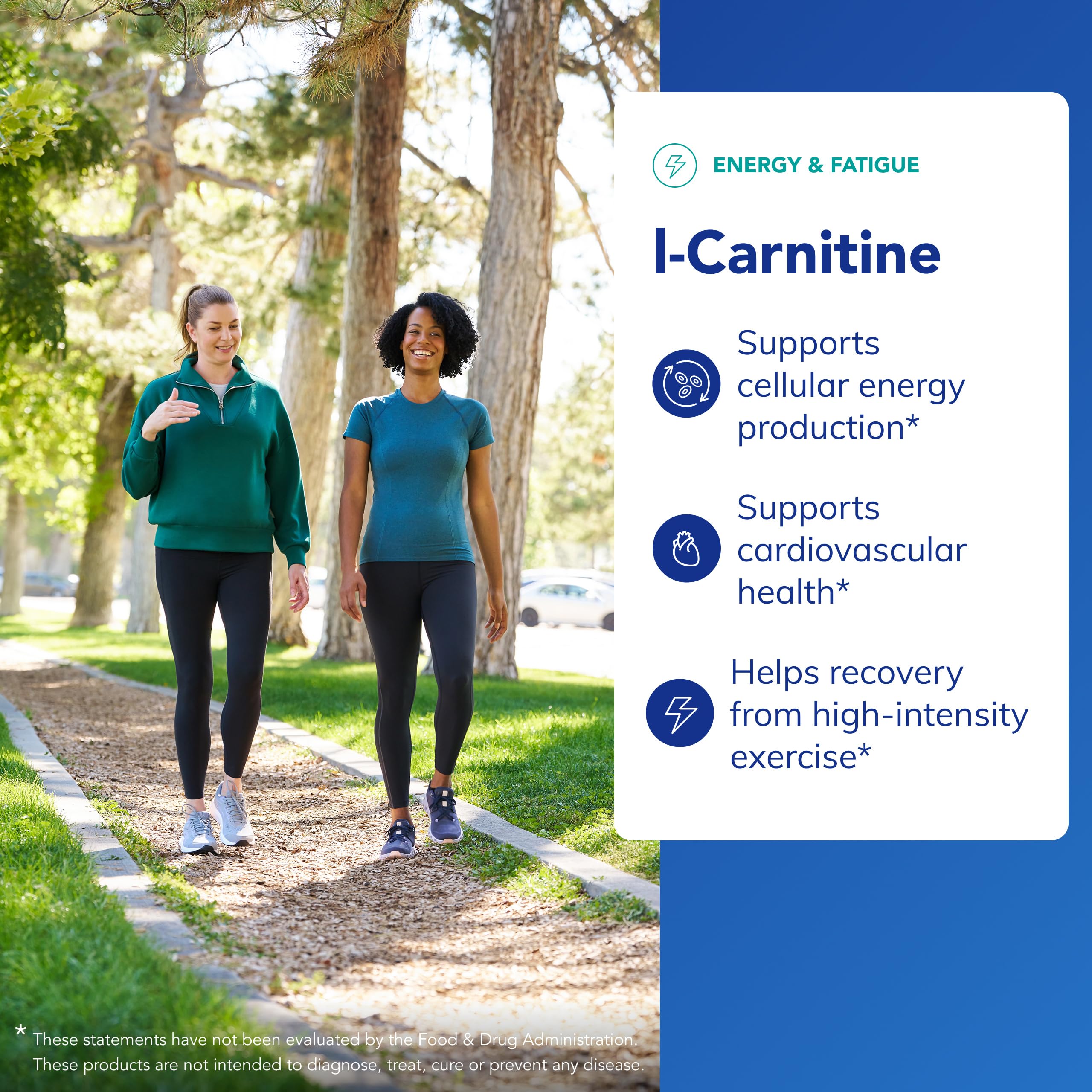 Pure Encapsulations L-Carnitine-L-Tartrate form label emphasizes stability for cardiovascular support.