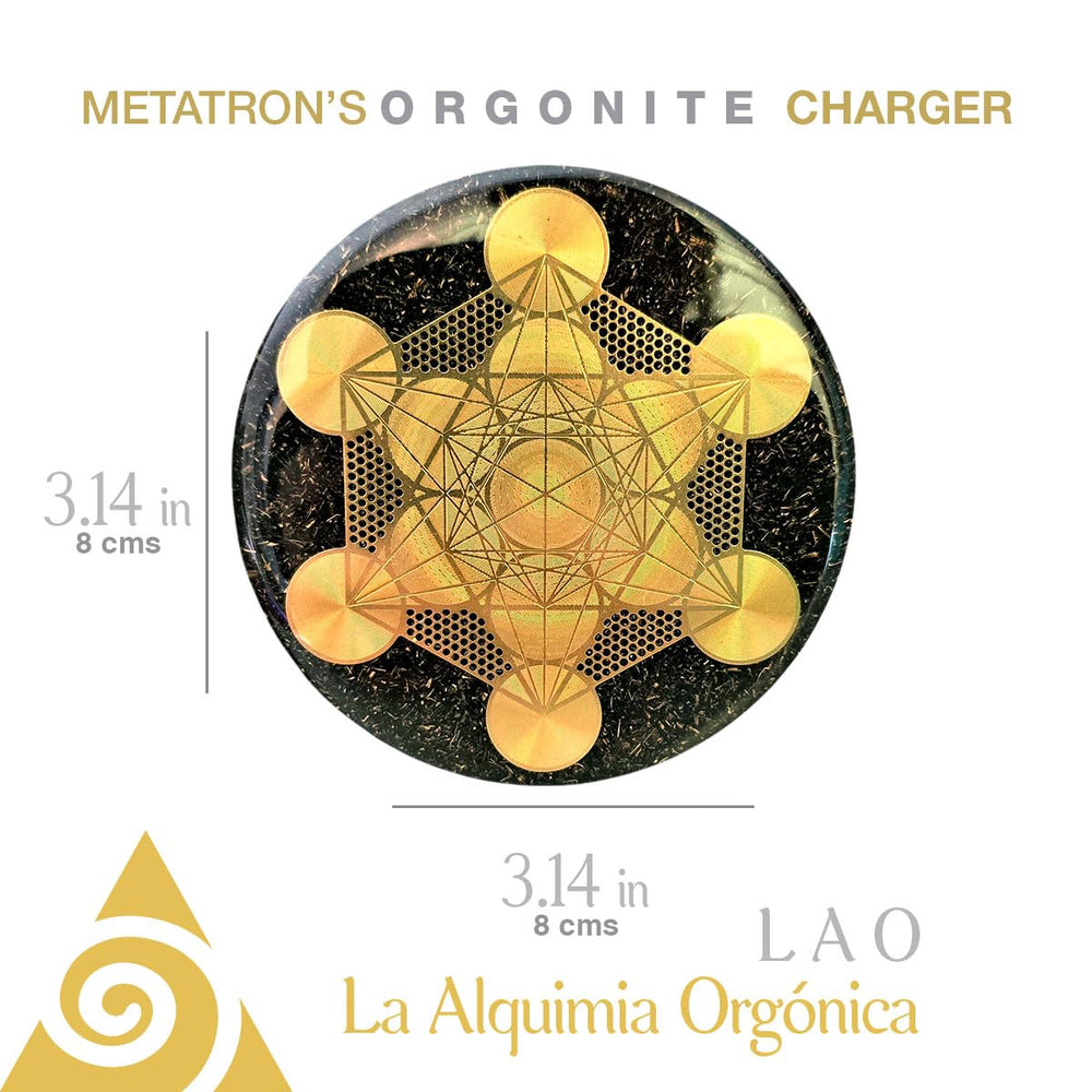 La Alquimia Organica Orgonite Charger with Black Tourmaline for resilience