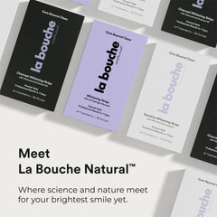 La Bouche Natural bright smile after treatment with visible whitening results