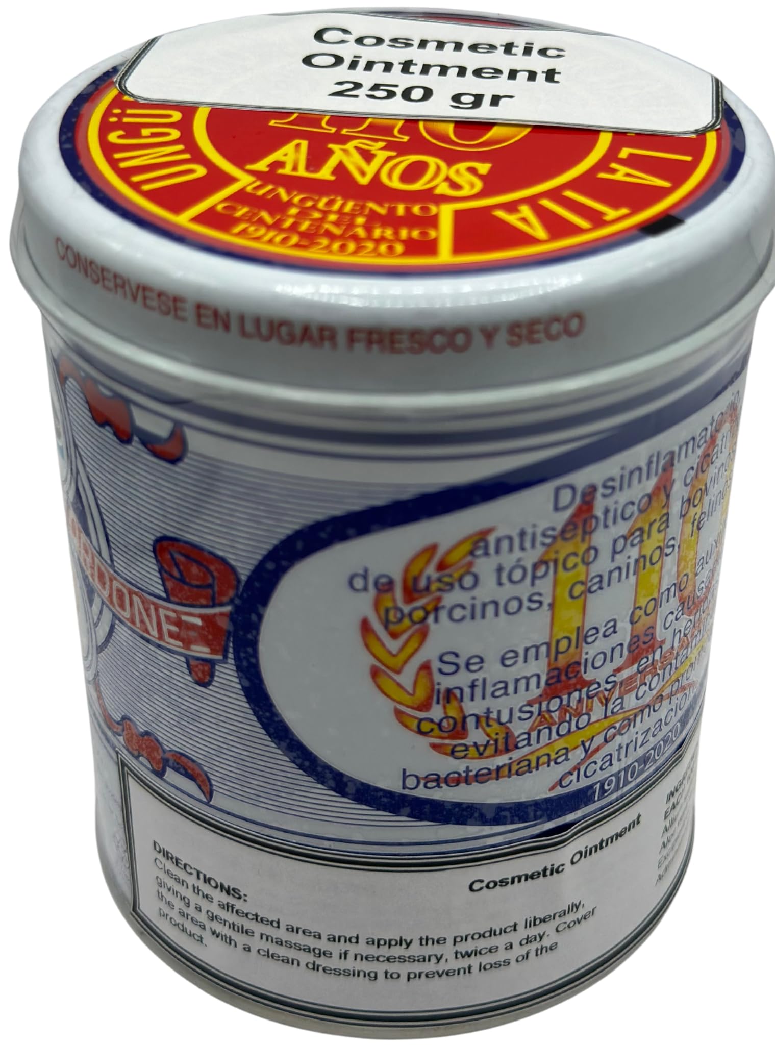 La Tia Ointment creamy texture shown for easy application and hydration.