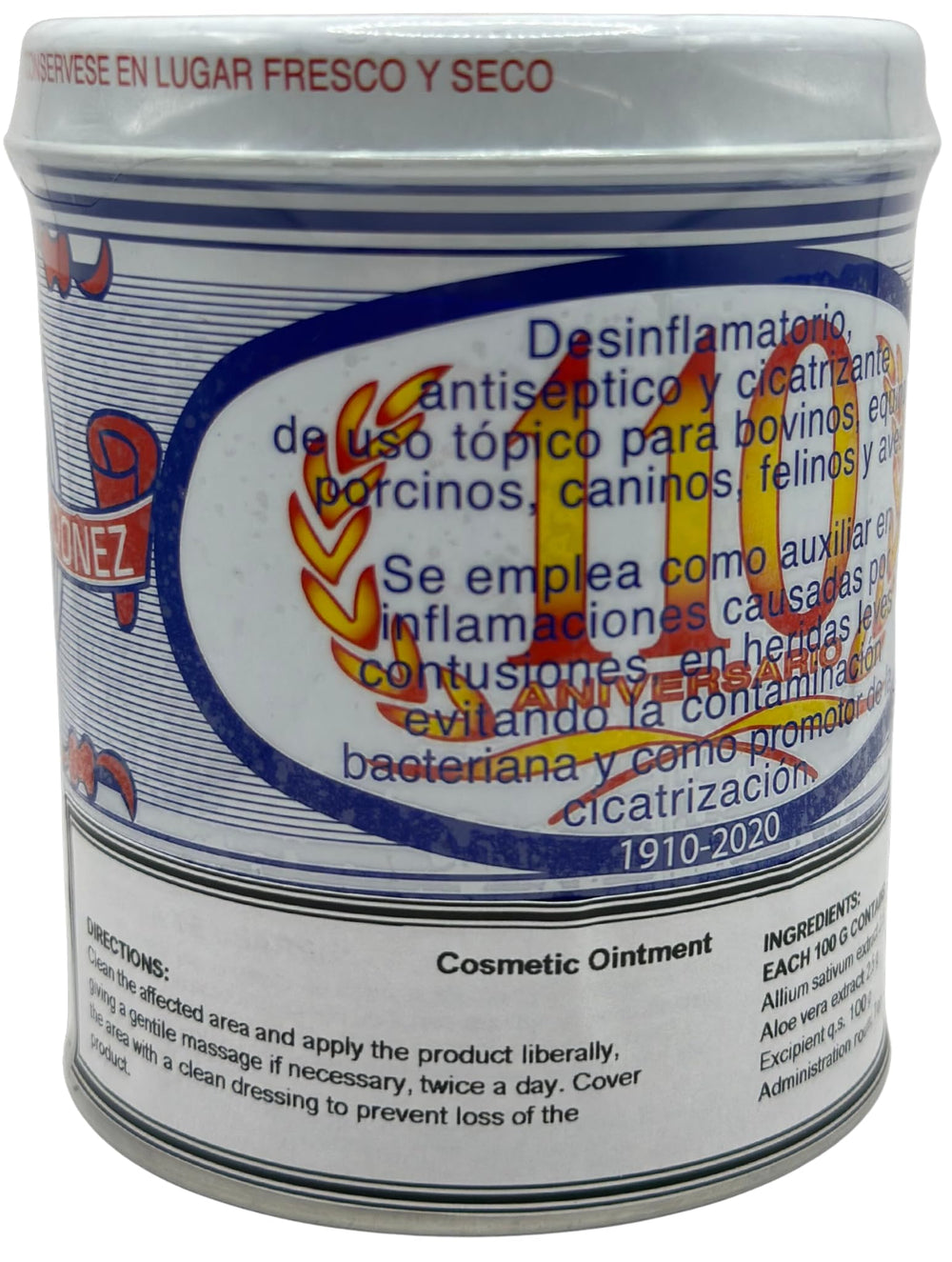 La Tia Ointment jar closeup highlights rich creamy texture for smooth skin.