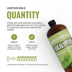 Lab Bulks Eucalyptus Oil room spray preparation for fresh spaces