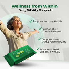 LABO Nutrition propolis capsules on white background with flavonoids emphasis.