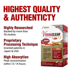 LABO Nutrition nattokinase NSK-SD label highlights high purity and bioavailability