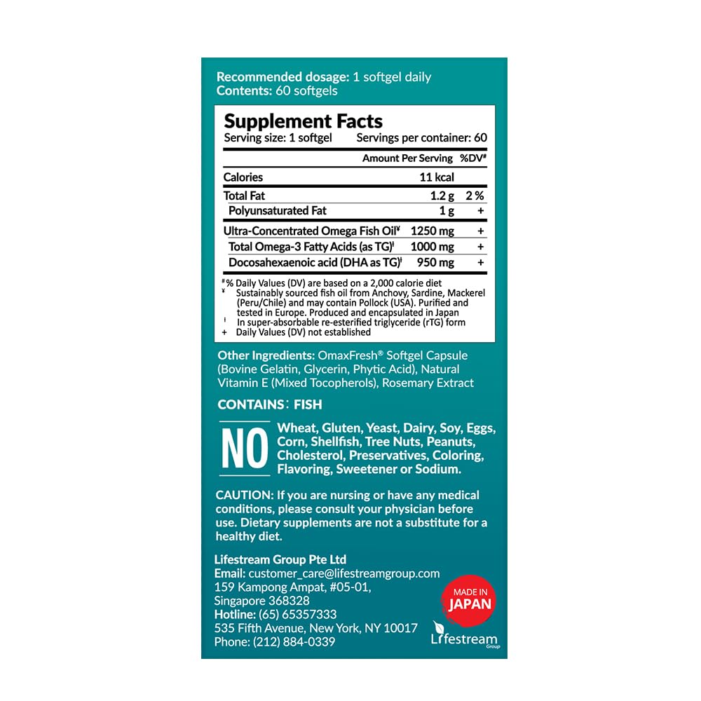LABO Nutrition OmaxPure third-party testing badge confirms purity and safety.