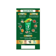 LABO Nutrition Cordyceps Ultra capsules in hand suggest convenient daily supplementation.