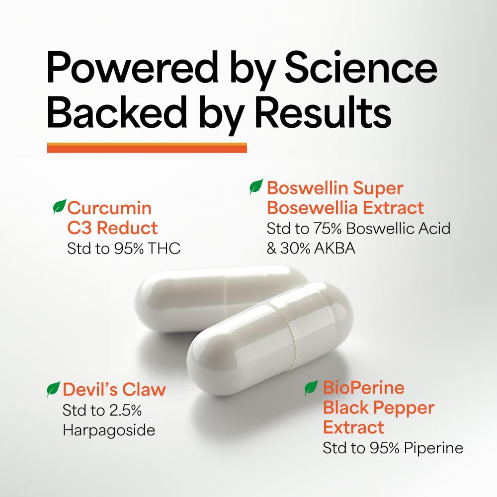 LABO Nutrition FlexC MAX EX ingredients chart highlighting AKBA and Harpagoside