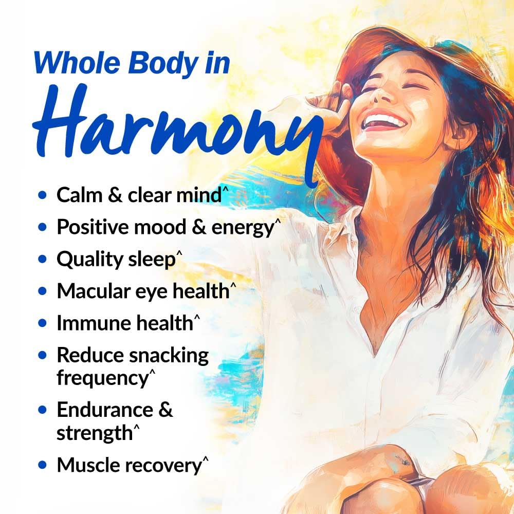 LABO Nutrition HappyCALM organic ashwagandha label highlights clean formula