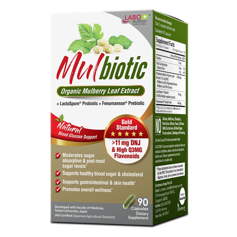 LABO Nutrition Mulbiotic bottle front signals easy daily use
