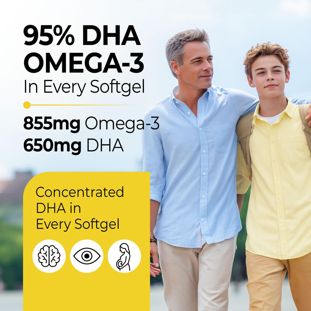 OmaxPure odourless softgels provide a fishy-free experience.