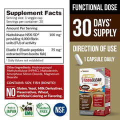 LABO Nutrition Ultimate VesseCLEAR EX capsules ready for daily intake.