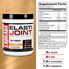 Labrada Elastijoint bottle on kitchen counter ready for daily use.
