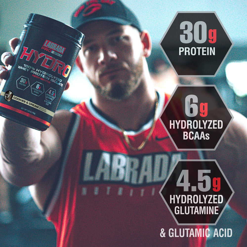 Labrada Hydro cookies and cream glass pour ready to drink
