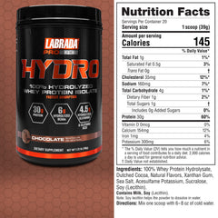 Labrada Hydro shake ready for pre or post-workout fueling.