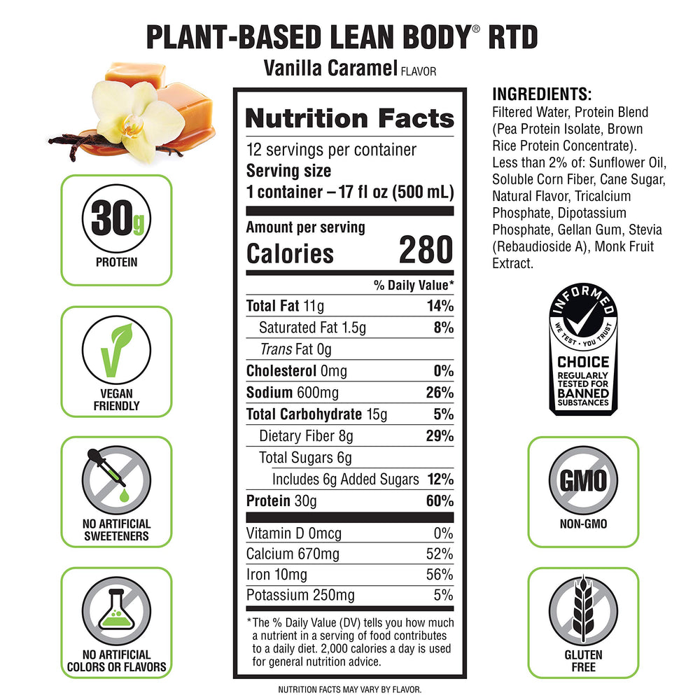 Labrada Lean Body 12-pack on-the-go protein packaging for workouts