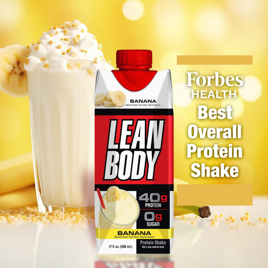 Labrada Lean Body RTD 40g protein serving for post-workout recovery.