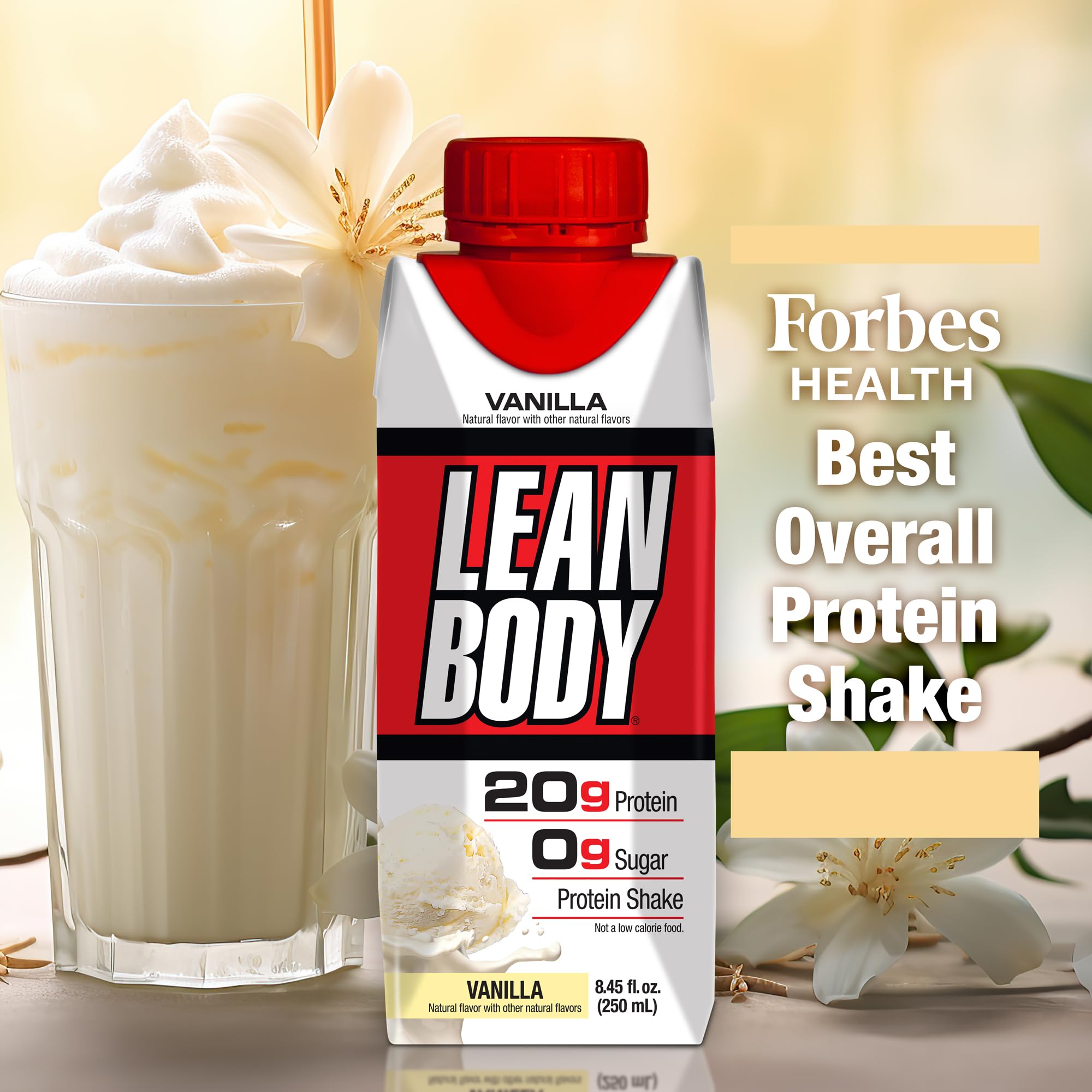 Labrada Lean Body RTD pour highlights creamy, ready-to-drink nutrition for meal planning.