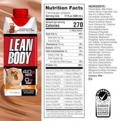 Labrada Lean Body RTD recyclable carton and lid, eco-friendly packaging option.