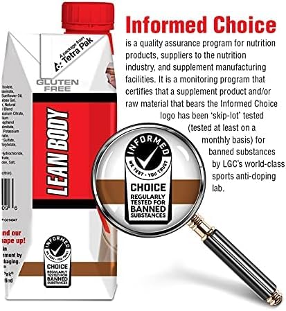 Labrada Lean Body RTD Salted Caramel gluten-free badge visible on bottle