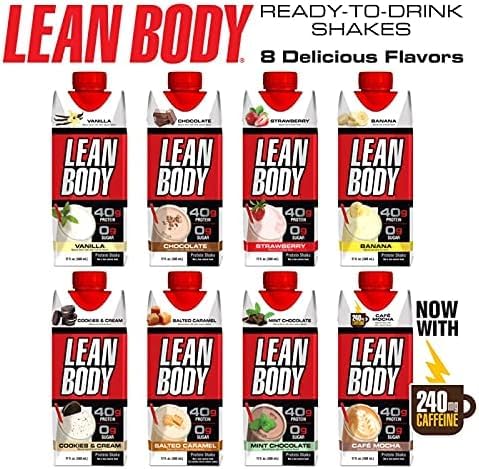 Labrada Lean Body RTD Salted Caramel product on shelf hints trusted performance nutrition