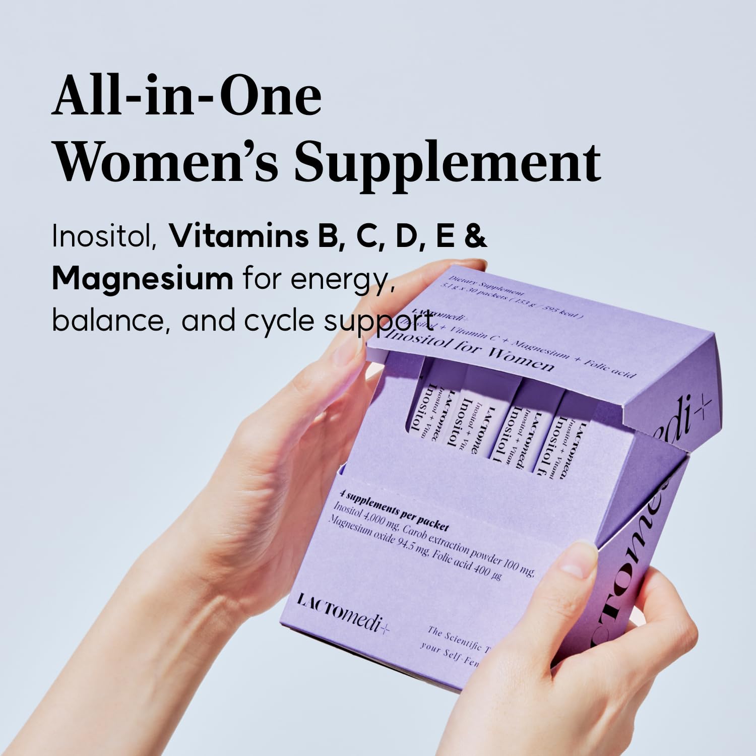 Visual of the 40:1 Myo-Inositol to D-Chiro-Inositol balance