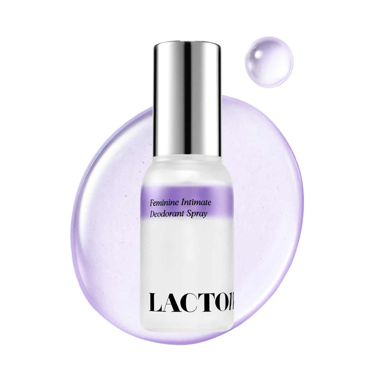 LACTOMEDI feminine intimate deodorant spray bottle for daily freshness and gentle pH balance