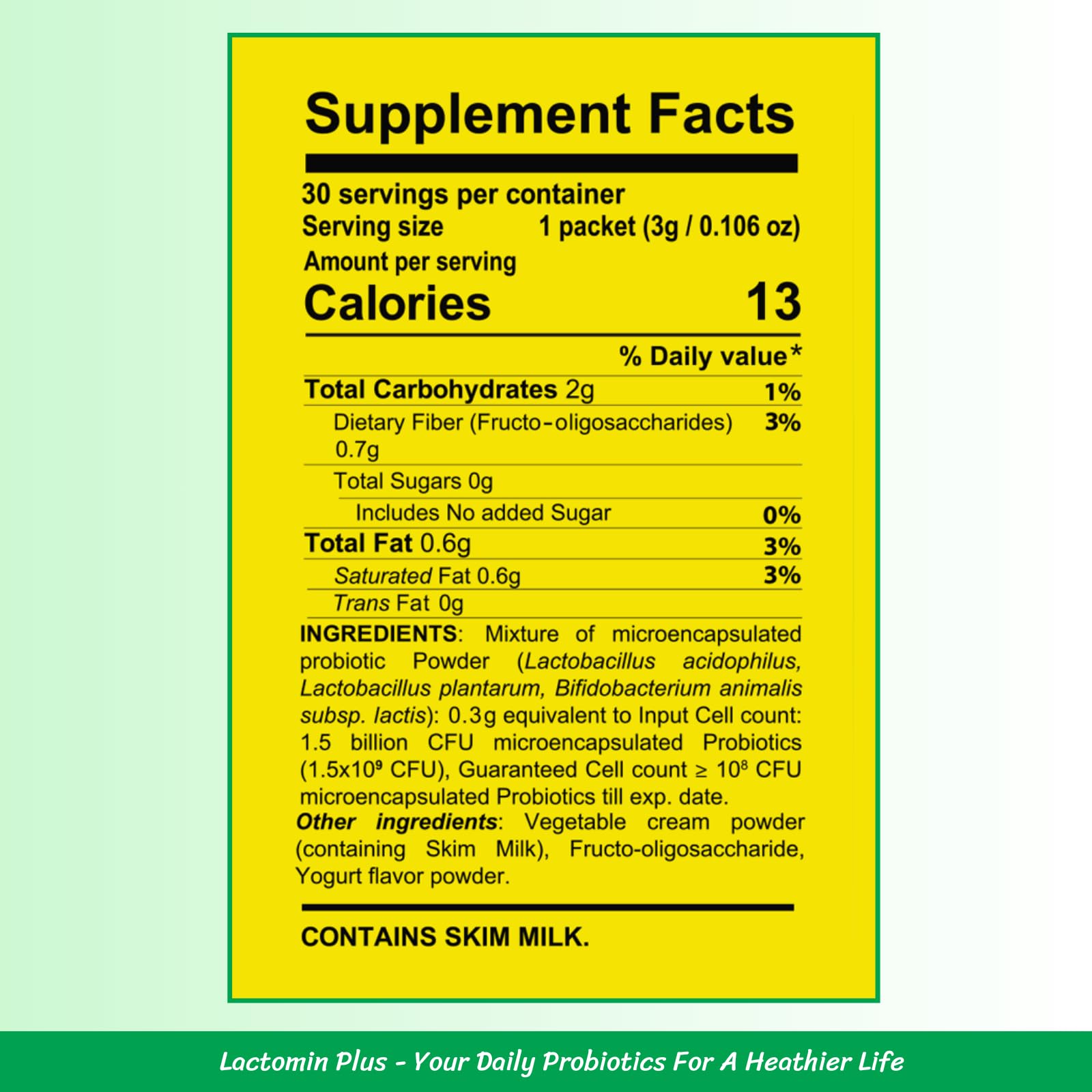 Kid-friendly Lactomin Plus suitable for ages 2 and up.