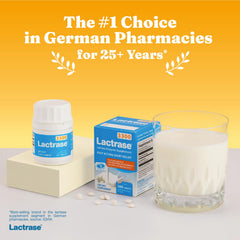 3300 FCC lactase units per tablet for quick dairy digestion