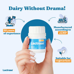 CGMP compliant manufacturing process ensures reliable lactase production