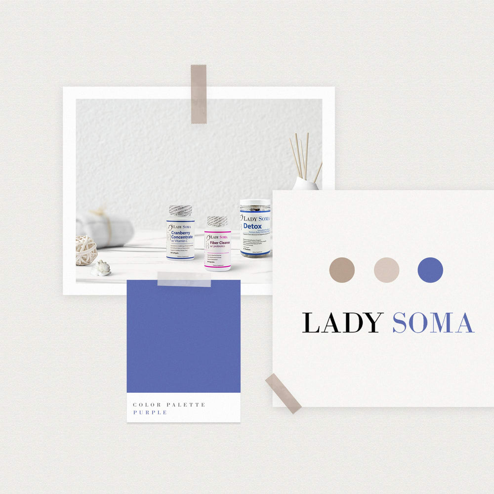 Lady Soma Candida Complex health visual highlighting gentle, natural formulation