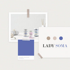 Lady Soma Candida Complex health visual highlighting gentle, natural formulation