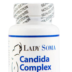 Lady Soma Candida Complex packaging box showing product details and benefits