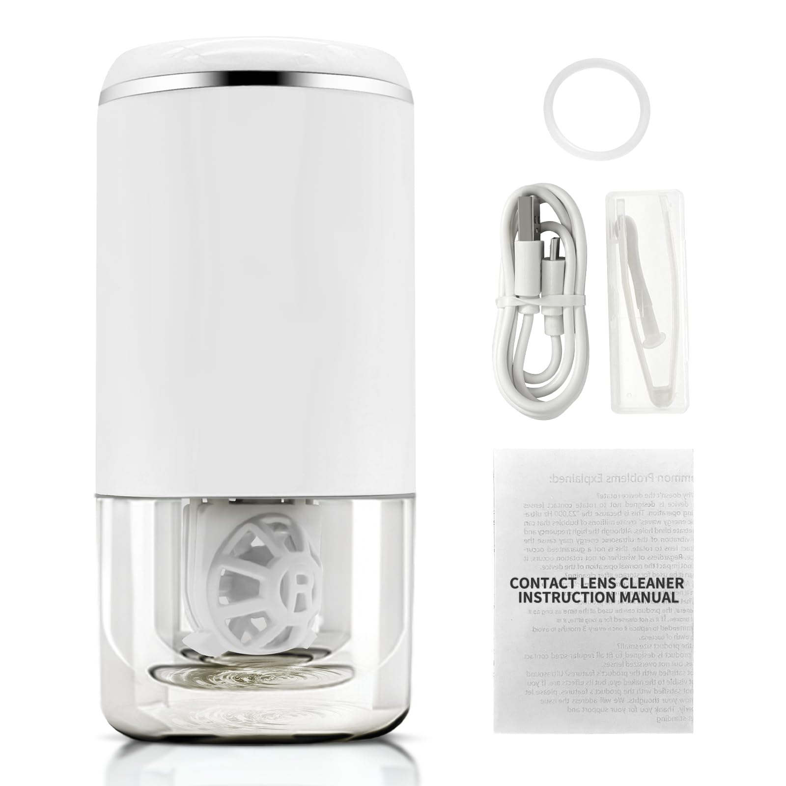 LADYPONYCSC portable-lens-cleaner-ivory-finish: quick daily cleaning for contact lenses.