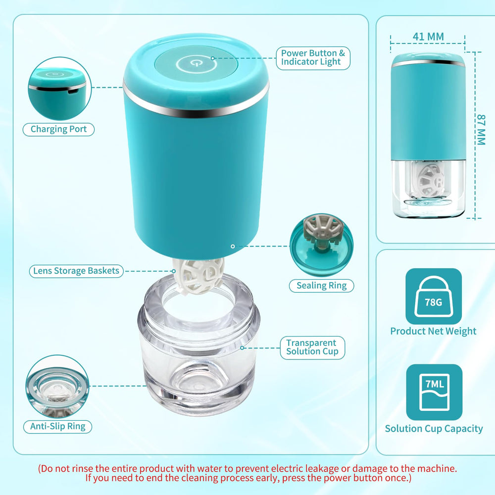LADYPONYCSC Ultrasonic cleaner one-button operation for easy use.