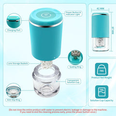 LADYPONYCSC Ultrasonic cleaner one-button operation for easy use.