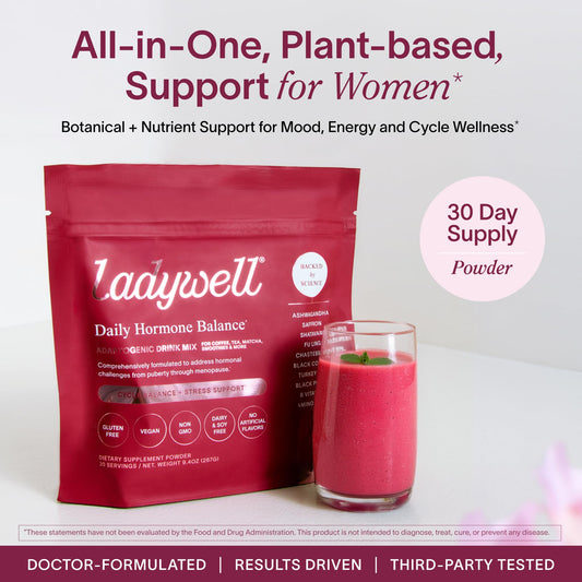 Ladywell scoop beside the tub for easy daily servings.