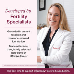 Ladywell Prenatal Multivitamin iron component emphasized for daily iron needs