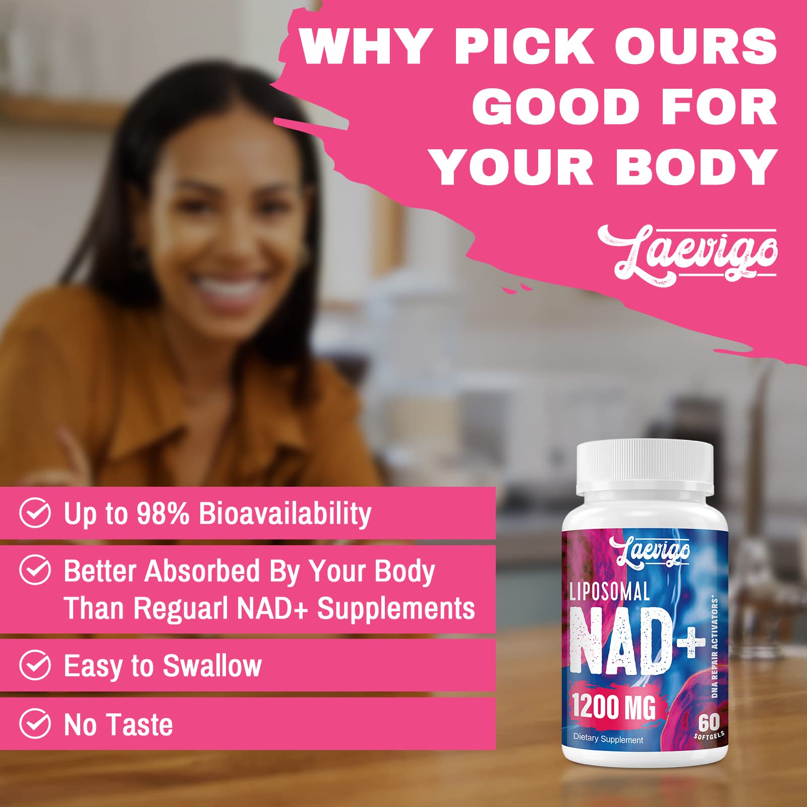 GMP facility icon signals quality and purity in liposomal NAD+ production
