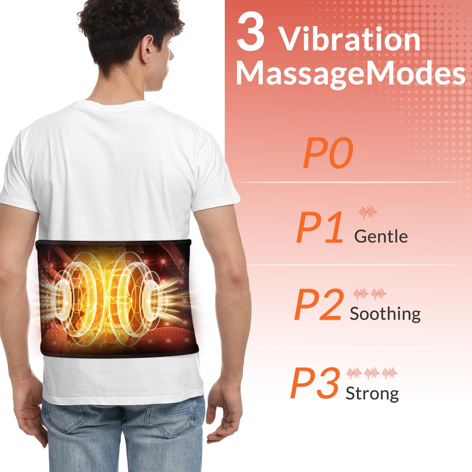 LAFCARE belt controller magnetically attached for easy operation.