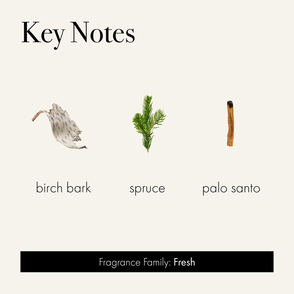Reusable glass vessel from LAFCO New York invites stylish storage after burning.