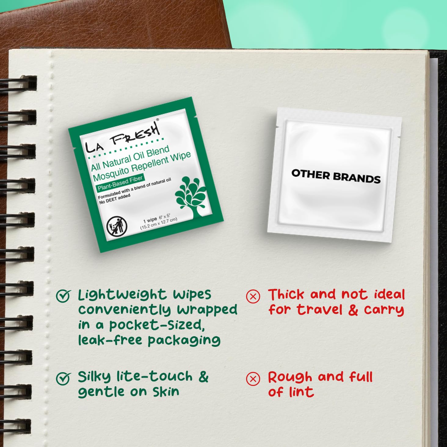 LA Fresh long-lasting repellency in a compact travel-ready format.