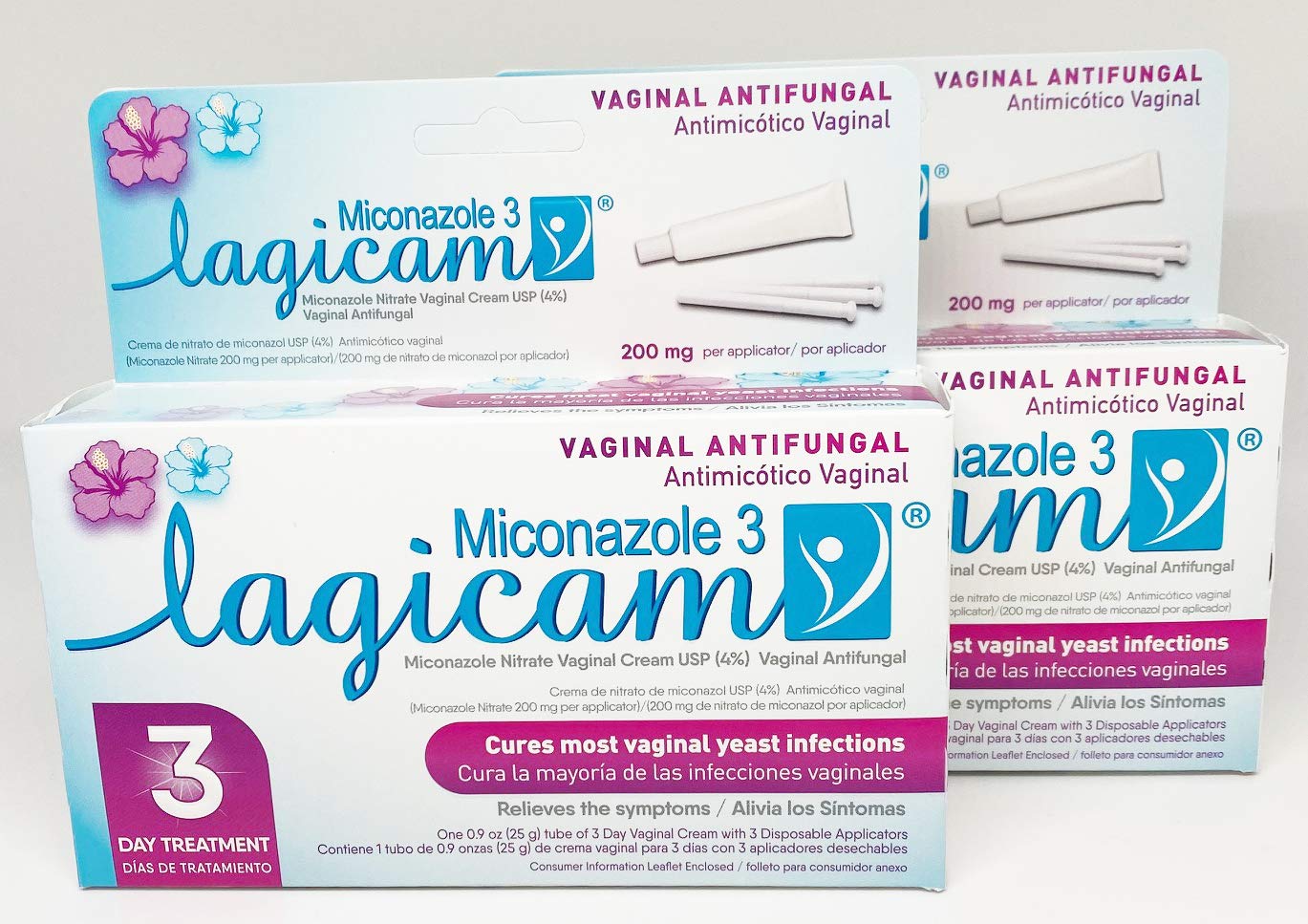 Lagicam V antifungal cream pack two-front view for at-home comfort and relief.