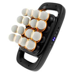 LAINIUTE 16-heads massage gun front view with diverse heads for deep tissue relief