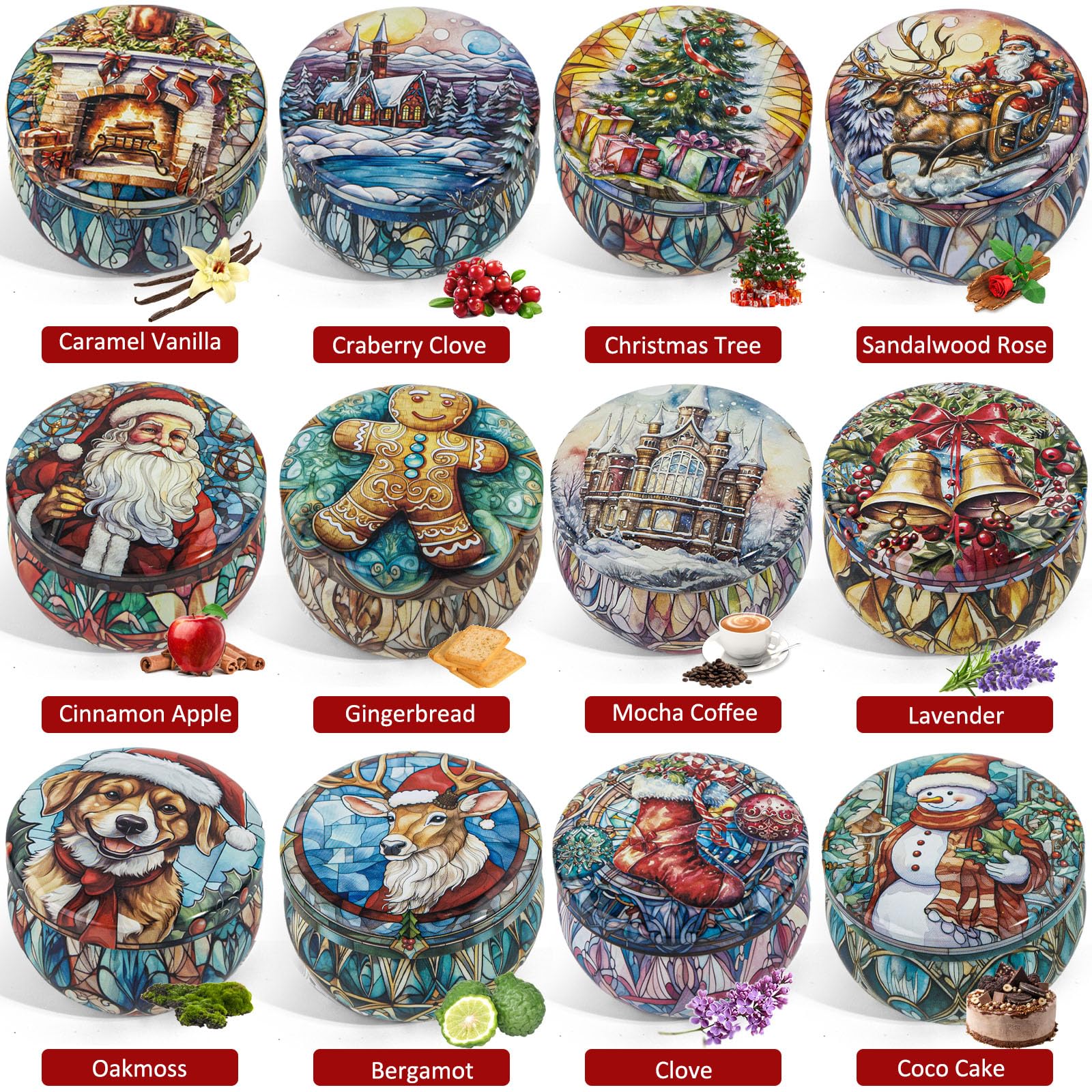 LAJDL Christmas tin design highlights festive party-ready presentation and gift appeal.