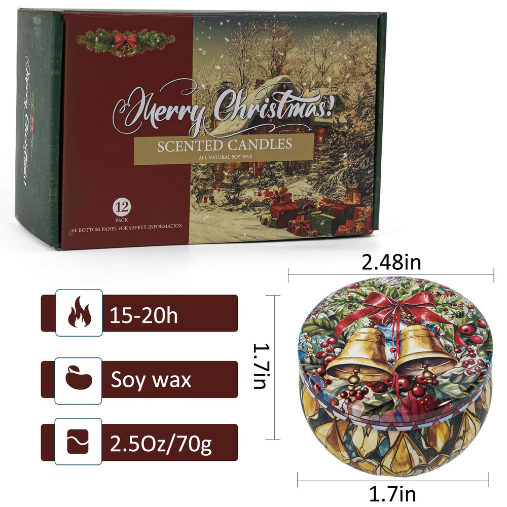 LAJDL Gift-ready tin with festive pattern enhances gifting and hosting.