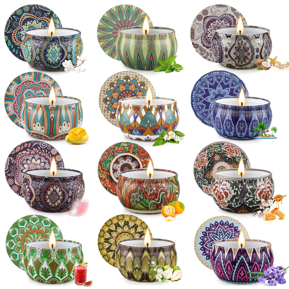LAJDL scented candle tin travel pack for on-the-go fragrance
